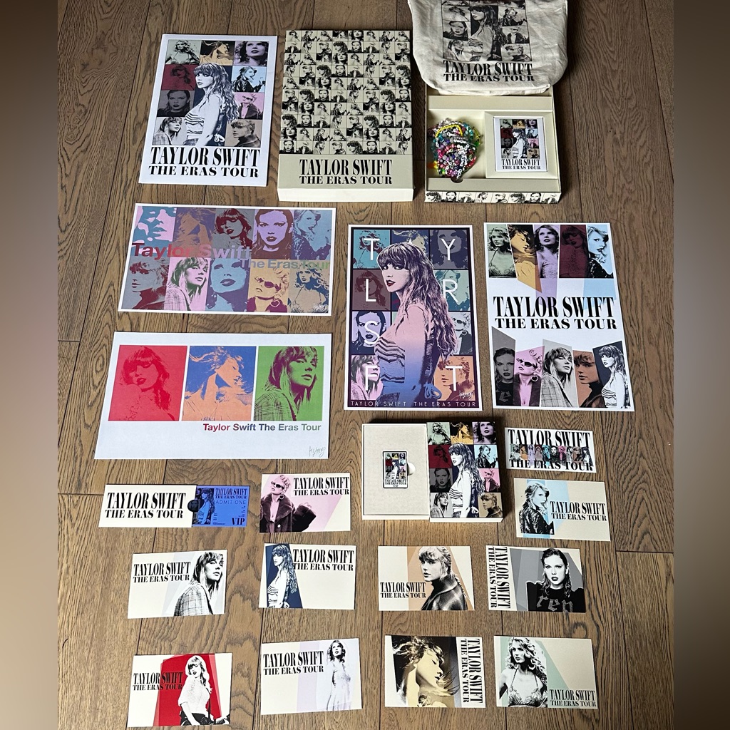 New! Official Taylor Swift Eras Tour Vip Merch Package